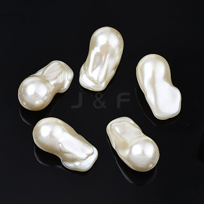ABS Plastic Imitation Pearl Beads X-KY-T023-032-1