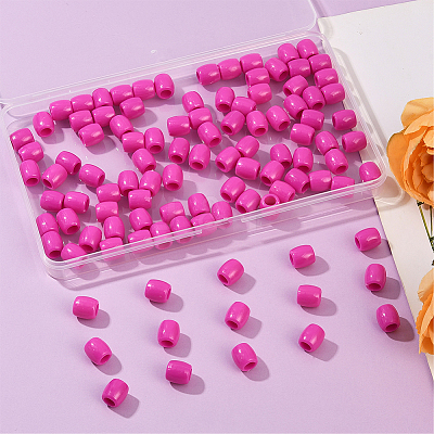 120Pcs Opaque Resin Beads FIND-SC0019-26B-1