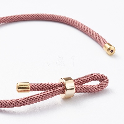 Braided Nylon Cord Bracelet Making MAK-A017-D01-04G-1