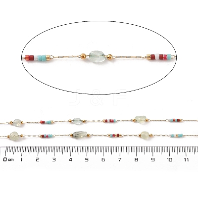 Natural Agate Link Chains CHS-C012-03C-G-1