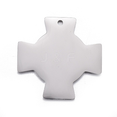 Non-Tarnish 304 Stainless Steel Pendants STAS-F254-24A-P-1