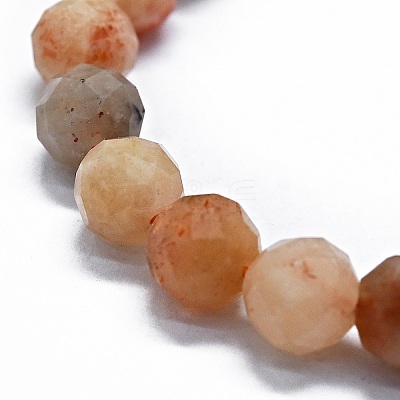 Natural Sunstone Beads Strands G-G927-23-1