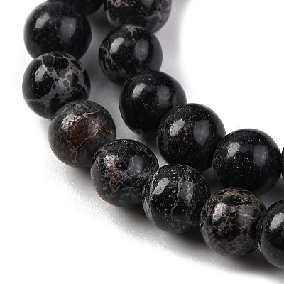 Dyed Natural Regalite/Imperial Jasper/Sea Sediment Jasper Beads Strands G-B124-C02-05-1