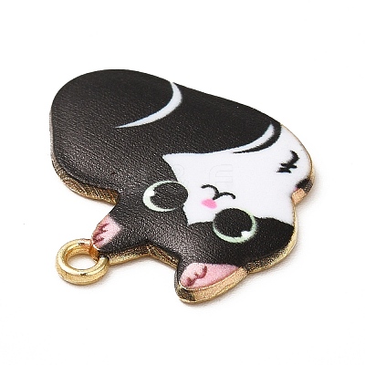 Alloy Enamel Pendants ENAM-M046-11G-A-1