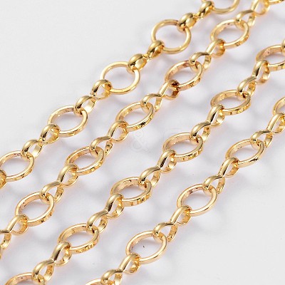 Brass Handmade Chains Mother-son Chains CHR099-CK25-G-1