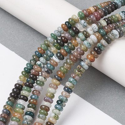 Natural Indian Agate Beads Strands G-H292-A13-02-1