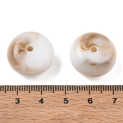 Two Tone Acrylic Beads AC-CBABA33-01O-1