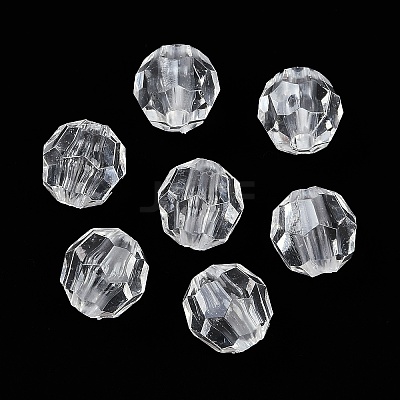 Transparent Acrylic Beads OACR-Q015-02B-1