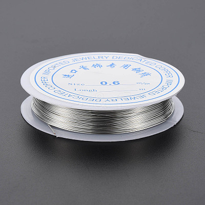 Round Copper Jewelry Wire CWIR-S002-0.6mm-01-1
