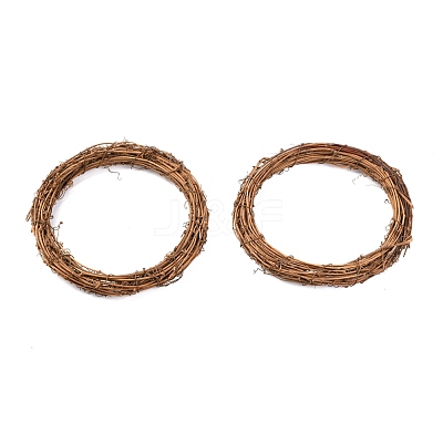 Circle Shape Rattan Vine Branch Wreath Hoop DIY-B022-01E-1