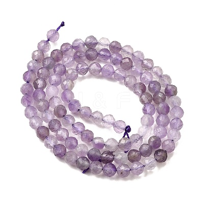 Natural Amethyst Beads Strands G-S387-A02-4mm-1