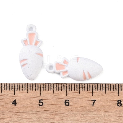 Spray Painted Alloy Pendants ENAM-R149-09B-G-1
