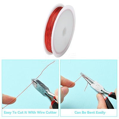 Copper Jewelry Wire CW0.4mm013-1