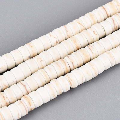 Synthetic Howlite Beads Strands G-N352-08A-1
