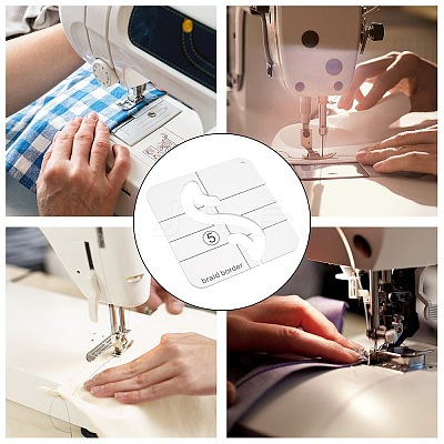 Transparent Acrylic Sewing Template DIY-GF0002-85-1