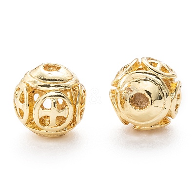 Alloy Hollow Beads X1-PALLOY-P238-11G-RS-1