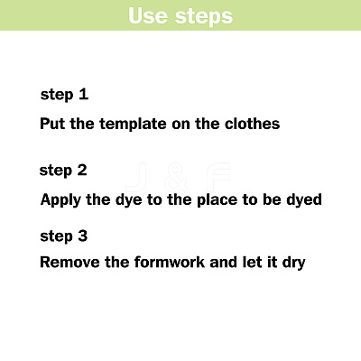 2Pcs 2 Style Acrylic Tie-Dye Template DIY-CP0008-78B-1