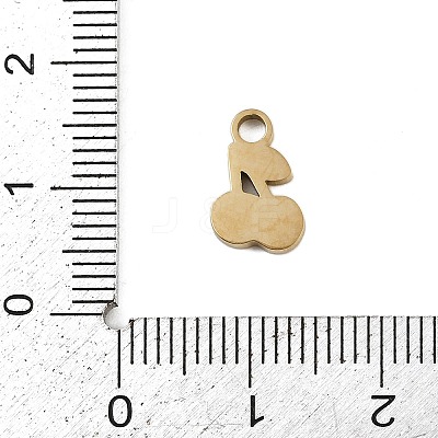 304 Stainless Steel Enamel Charms STAS-I338-01G-14-1