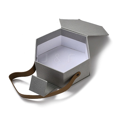 Valentine's Day Hexagon Cardboard Gift Boxes CON-M010-01C-1