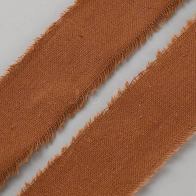 Cotton Frayed Ribbons OCOR-WH0036-46C-1