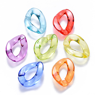 Transparent Acrylic Linking Rings OACR-S036-001A-J-1