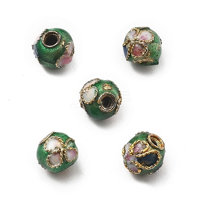 Handmade Cloisonne Beads CLB-O001-M08-02-1