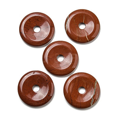 Natural Red Jasper Pendants G-P532-01A-15-1