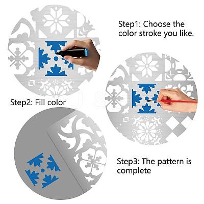 Stainless Steel Cutting Dies Stencils DIY-WH0238-058-1