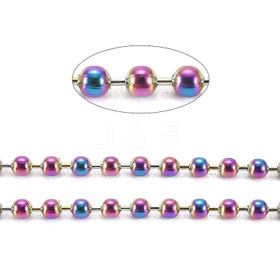 Ion Plating(IP) 304 Stainless Steel Ball Chains CHS-H013-04M-2.5MM-A-1