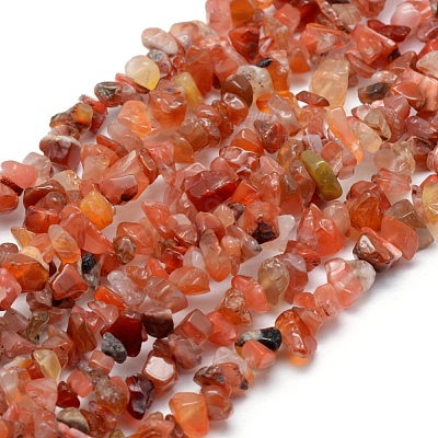 Natural Carnelian Beads Strands X-G-P332-04-1