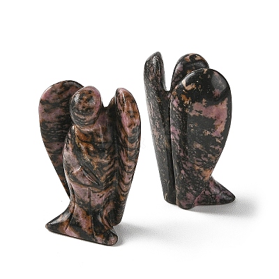Natural Rhodonite Carved Angle Figurines GG-CBA9C2C-A04-1