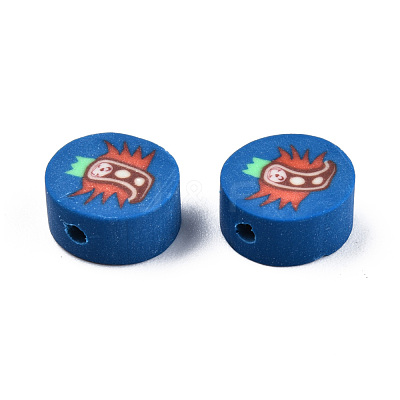 Handmade Polymer Clay Beads CLAY-T020-33-1