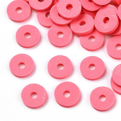 Handmade Polymer Clay Beads CLAY-R067-6.0mm-B25-1