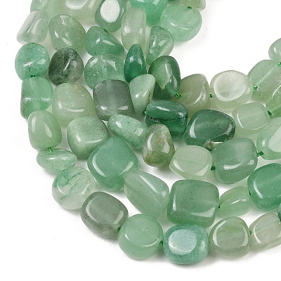 Natural Green Aventurine Beads Strands G-K395-B04-02-1