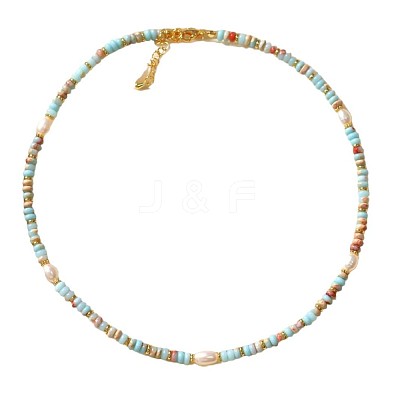 Natural Freshwater Pearl Potato Necklaces FS-WG9BE95-01-1