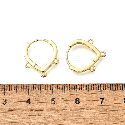 Brass Stud Earring Findings LS-KK-Q035-08G-1