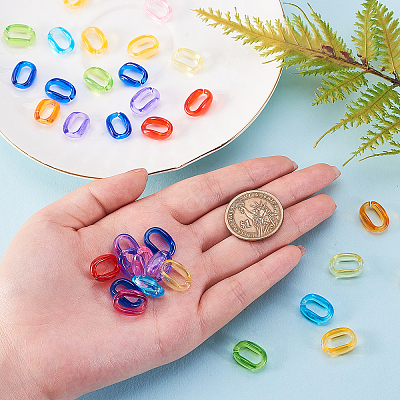 250G Transparent Acrylic Linking Rings TACR-CJ0001-36-1