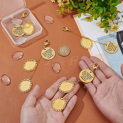 DIY Alloy Graduation Cap Pendant Decoration Making Kits HJEW-UN00050-1