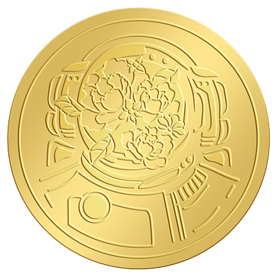 Plastic Self Adhesive Gold Foil Embossed Stickers DIY-WH0211-159-1