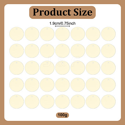 100G PVC Plastic Sequins/Paillette Pendants FIND-GO0003-43-1