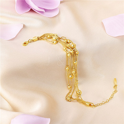 Brass Multi-Strand Bracelets JB629A-1