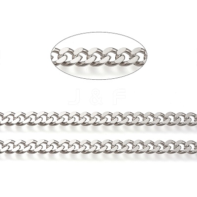 Brass Cuban Link Chains X-CHC-K010-03P-1