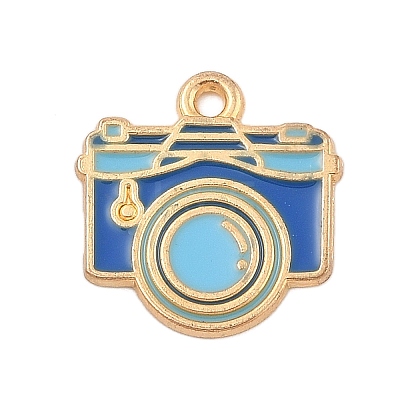 Camping Equipment Series Alloy Enamel Pendants FIND-Z064-04G-1