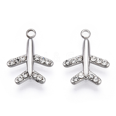 304 Stainless Steel Charms X-STAS-T064-27P-1