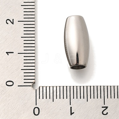 304 Stainless Steel European Beads STAS-G350-01E-P-1