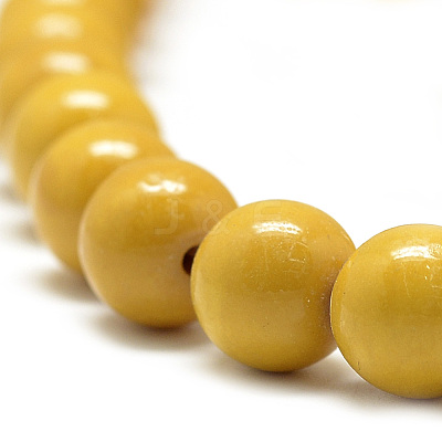 Synthetic Ocean White Jade Beads Strands G-S254-8mm-B04-1