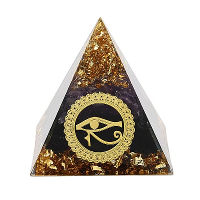 Orgonite Pyramid Resin Energy Generators G-PW0007-081B-1