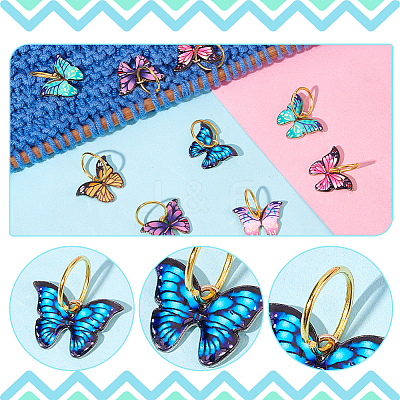 Printed Alloy Enamel Pendants PALLOY-PH01614-1