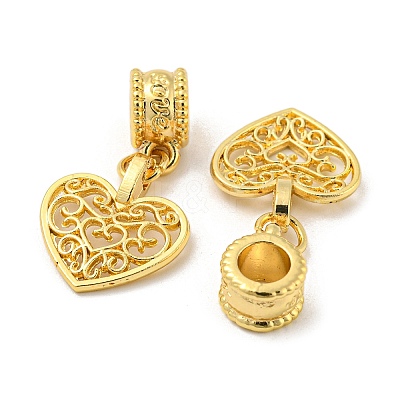 Tibetan Style Alloy European Dangle Charms PALLOY-F199-28G-1