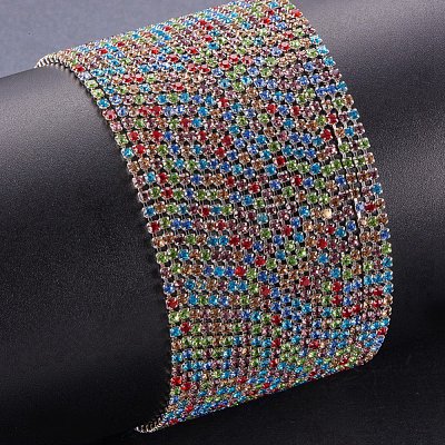 Brass Rhinestone Strass Chains CHC-R125-S6-15S-1